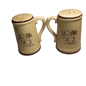 Vintage Florida Salt and Pepper Shakers Made in Japan EUC